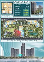 CĂN GÓC 2N+ – 2 MẶT VIEW SIÊU THOÁNG | ROYAL WAVE PARK VIN OCP2