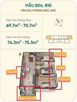 the emerald 68 gh sang nhượng, 2pn góc tầng trung, view sông & landmark 1. nguyên zalo)