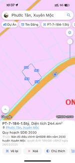 chỉ 108tr/m ngang đất xã hồ tràm, tp. hcm(xã phước tân cũ)