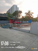 bán đất tại quang trung, hóc môn, 2,95 tỷ, 59,5m2, mặt tiền 7m, pháp lý đầy đủ, giá tốt