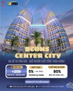 thanh toán chỉ 5% ngưng đến 7/2026 | bcons center city căn 2pn 2wc