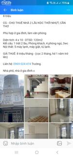 Nhà 2 lầu kdc Thới Nhựt có 5 máy lạnh