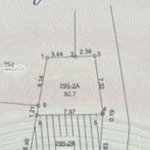 8.2 tỷ, dt 50.7m2, mt 7.32m, đất mặt ngõ ô tô, 50m ra mặt phố phú lương, hà đông