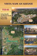 bán căn góc 3 mặt đường tại vista nam an khánh, vị trí cực hiếm nhìn thẳng sang cổng hà đô