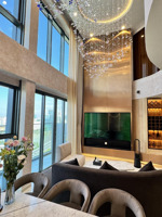 loft 3pn the crest cho thuê cùng nội thất cao cấp view sông cầu bason lh 