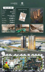 lumière essence peak | căn hộ 1pn tầng cao - view trường học, ánh sáng tràn ngập