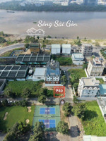 bán đất biệt thự góc 2 mặt tiền thạnh mỹ lợi, quận 2, tp thủ đức, view công viên, shr, gần sông sg