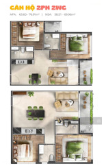 hàng đẹp la pura ql13 76m² | 2pn 2wc | giá tốt uy tín