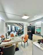 nhà đẹp 53m2, 3 tầng, hẻm ô tô, gần chợ, trường học - lê văn quới-4 xã - nhỉnh 5ty