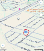 đất mặt tiền đường thanh nghị , gần nguyễn sinh sắc , - đường rộng 10,5m vỉa hè 5m ngay khu e