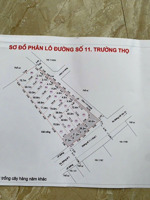 chủ cần bán gấp đất hẻm 1/ đường 11 trung tâm trường thọ giá 6 tỷ sẵn sổ
