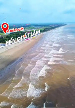 cắt lỗ 130m2 mặt hành lang biển quất lâm, đối diện khu quảng trường biển và bãi tắm giá trên 2 tỷ