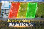 bán đất 100.4m2, 310 triệu, xã gia thuận, huyện gò công đông, tiền giang