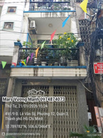 bán nhà 3 tầng 49,6 m, ngang 3m, lê văn sỹ, quận 3, hcm