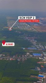đất phường chánh phú hoà - tphcm vị trí kế cận kcn vsip