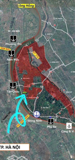 bán đất tân châu, khoái châu, hưng yên, lô góc cực thoáng gần dự án golf trump