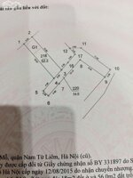 BÁN ĐẤT THỔ CƯ TÂY MỖ – NAM TỪ LIÊIM. 52,2m² | Mặt tiền 3,3m | Ngõ nhỏ | Giá đầu tư