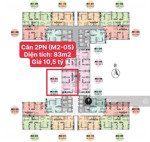 căn 2pn diện tích 83m2 view kđt starlake giá 10,5 tỷ. tầng trung toà 6th element tây hồ tây