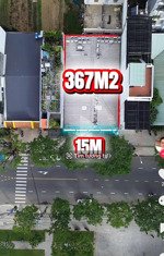 3 lô lk mặt tiền hồ nghinh - đối diện công viêbn- 367m2- ngang 15m- xây cao tầng- cách biển 200m