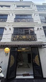 9,5tỷ= hẻm nhựa xe hơi, phạm văn đồng, cv gia định - sát mặt tiền - 5tầng mới keng - full nội th