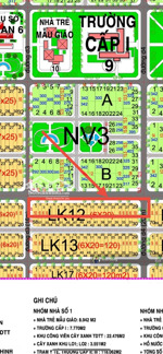 bán đất liền kề hud nhóm 4, trục 26m thông 3 dự án, kinh doanh sầm uất, giá 3,48 tỷ