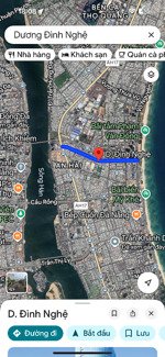 đất hiếm khu du lịch - mặt tiền dương đình nghệ - khu phố hàn sầm uất cách biển 300m