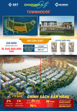 chỉ 15 tỷ sở hữu ngay căn nhà liền kề 112,5m2 charmora city - sun nha trang
