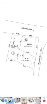 bán đất đường trạm điện,hòn nghê vĩnh ngọc,dt 90,6 m2,hướng đông,ngang 6- giá 2,75 tỷ