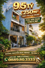 9,5 tỷ 2 mặt tiền đường 10m 4 tầng hiện đại cạnh sông giồng ông tố