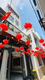 nhà mới 3 tầng- 2 mặt tiền tân hưng- q7 - dt 29.7m2- nhỉnh 6 tỷ xíu- sổ riêng - hoàn công- hiện hữu