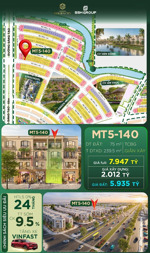 shophouse mt5-140 vinhomes golden city giá tốt, vị trí đẹp