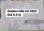 golden hill chưa bao giờ hết hot, hân chào bán một vài lô trục 10m5 và 7m5 siêu đẹp mời quý ac xem