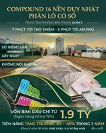 đất nền trung tâm quận 2, đường lớn xe hơi, giá 6.4 tỷ 5x11 sổ hồng riêng, xd ngay