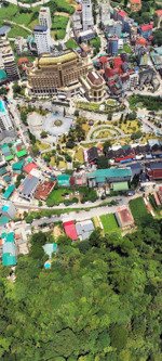 bán đất kinh doanh đầu tư khu du lịch nghỉ mát tam đảo, 336m sổ lâu dài, view quảng trường tam đảo