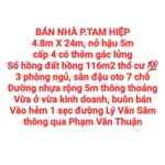 BÁN NHÀ 116m2 TAM HIỆP, SỔ HỒNG RIÊNG THỔ CƯ, ĐƯỜNG NHỰA 5m THÔNG, SÂN ĐẬU OTO 7 CHỖ