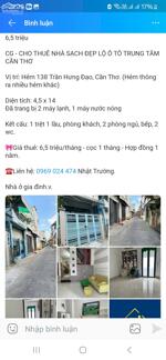Nhà mới đẹp lộ ô tô trung tâm Cần Thơ