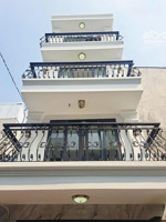 nhà mới đẹp 4 tầng hẻm ôtô tỉnh lộ 10 gần vòng xoay phú lâm