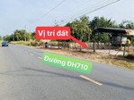 mặt tiền đường dh710 thuận tiện kinh doanh buôn bán chỉ 1triệu/m2