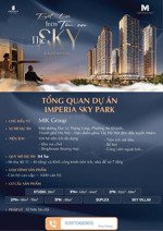 mik group tổ hợp chung cư hạng sang imperia sky park an khánh. giá dự kiến chỉ từ 8x tr/m2