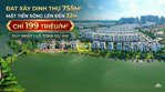 đất nền ven sông vinhomes grand park: 755m2, mặt tiền bờ sông lên đến 32m. lô duy nhất, 199tr/m2.