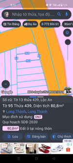 cần bán lô đất xã lộc an (cũ) nay thuộc long thành vị trí đẹp: xã lộc an cũ, nay thuộc