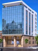 cho thuê toà nhà vp mp hoàng ngân - nguyễn thị định. dt 220m x 8 tầng. mt 15m. lh 