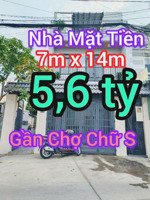 nhà đúc 1 lầu mặt tiền xuân thới 1. dt, 7m x 14m