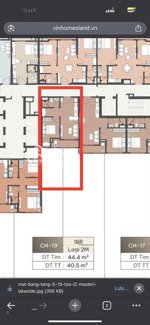 bán căn hộ 1pn masteri lakeside 40m2 tầng trung trục 19 u38 oceanpak 1