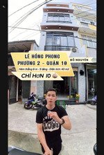 hẻm 6m quận 10 - lê hồng phong - diện tích: 43 m2 - 5 tầng - 4 phòng ngủ - chỉ hơn 10 t.oii