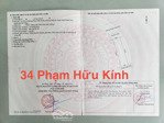 chủ cần bán cặp phạm hữu kính 30 tỷ 10x20=200m2 sát sông