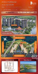 3pn [rẻ nhất] ngon lành, tầm view cực chill, mát mẻ 95,6m2 chỉ 12tỷ731 alo mr đồng ngay