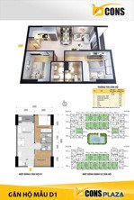 cần bán ch bcon plaza tầng cao view landmark, 2pn2wc(51,33m2) giá 2tỷ48 bớt lộc khách có thiện chí