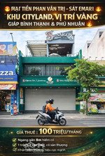 cho thuê nhà mặt tiền phan văn trị 150m2 , 3 lầu , kinh doanh đa ngành nghề