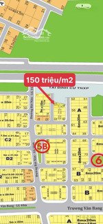 bán nền đất 230m2 thế minh, khu dân cư thạnh mỹ lợi, 150 triệu / m2